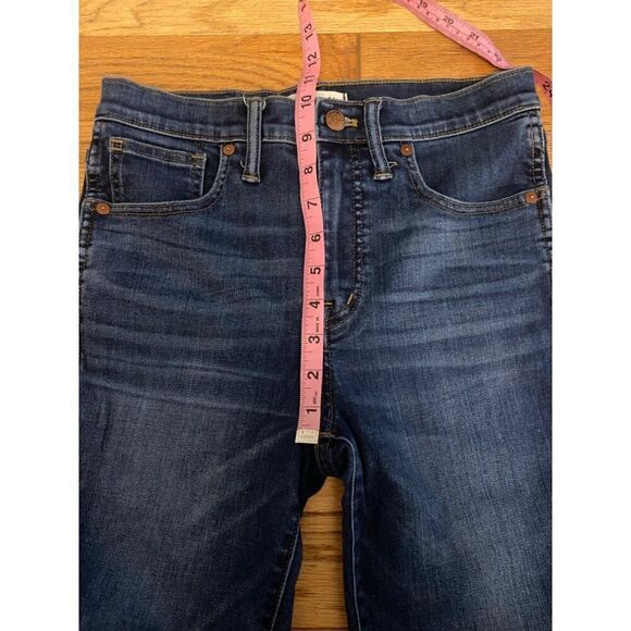 Madewell women's 10" High-Rise Skinny Size 27 Dark Wash Denim jeans - Picture 9 of 10